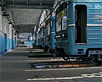 81-717 и 81-717.5 в депо "Сокол"