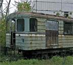 Списанный вагон типа 81-714 № 7348 на территории ЗРЭПС
