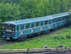 Состав из вагонов типа 81-717/81-714 на парковых путях депо "Замоскворецкое"