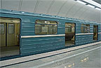 Вагон типа 81-714.5 № 11363 на станции "Трубная"